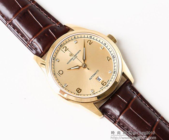 江詩丹頓 Vacheron Constantin LS精品 2018最新火爆款 全自動8215機芯 牛皮錶帶 藍寶石防刮花玻璃 深度防水 男士腕表  wssb4060